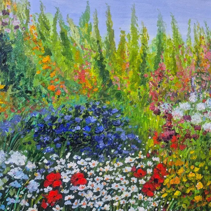 [BUNJANG] Wildflowers Painting (No. 12) / 들꽃들이 마음을 향기롭게 .12호그림
