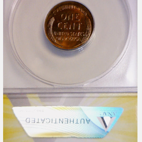 [BUNJANG] 1937 Lincoln Cent Error Coin (Off-Center, ANACS MS63) / 1937 링컨페니 오류 ANACS MS63 오프 센터 링컨 밀 센트 코인