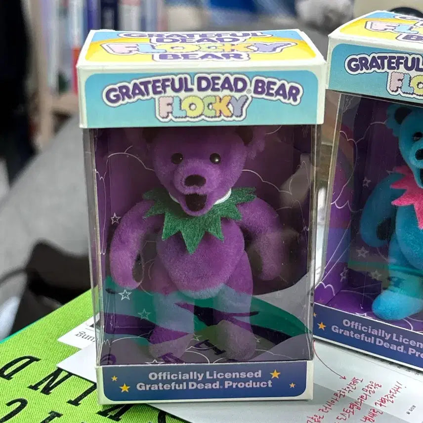 [BUNJANG] Grateful Dead Bear Fluffy Figure Purple / 그레이트풀 데드 베어 플러키 피규어 보라색