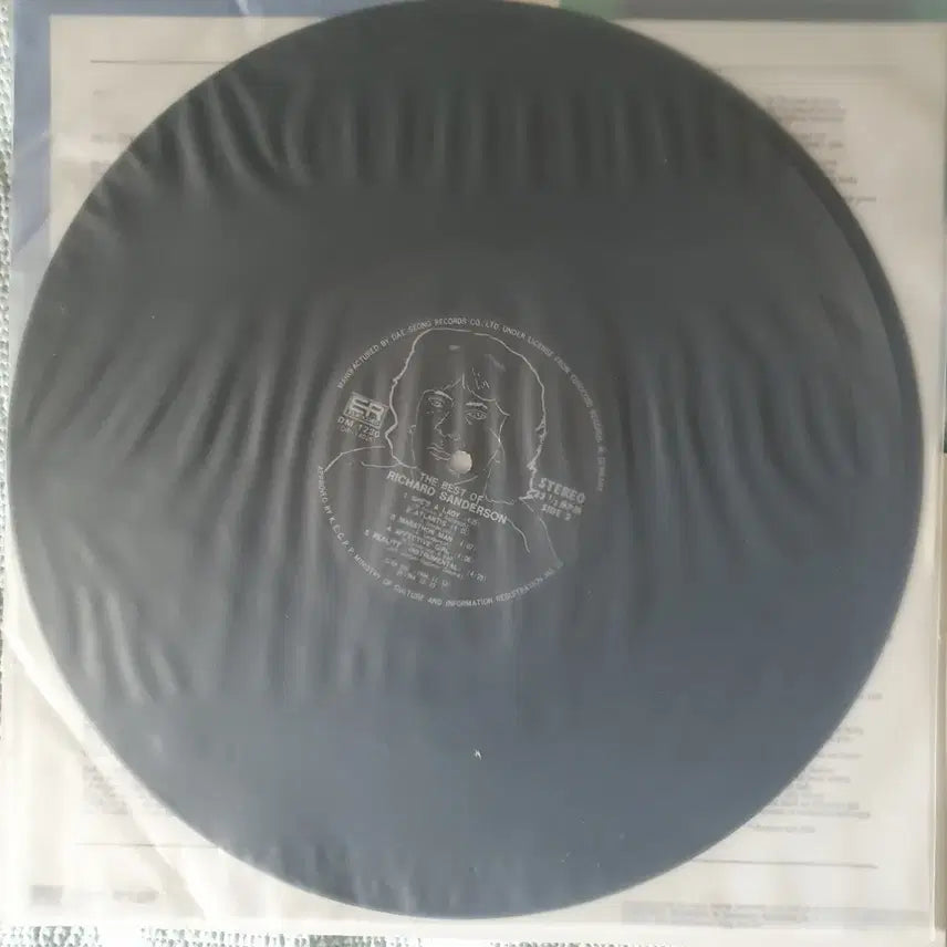[BUNJANG] Richard Sanderson Best LP Vinyl Record / RICHARD SANDERSON-BEST LP