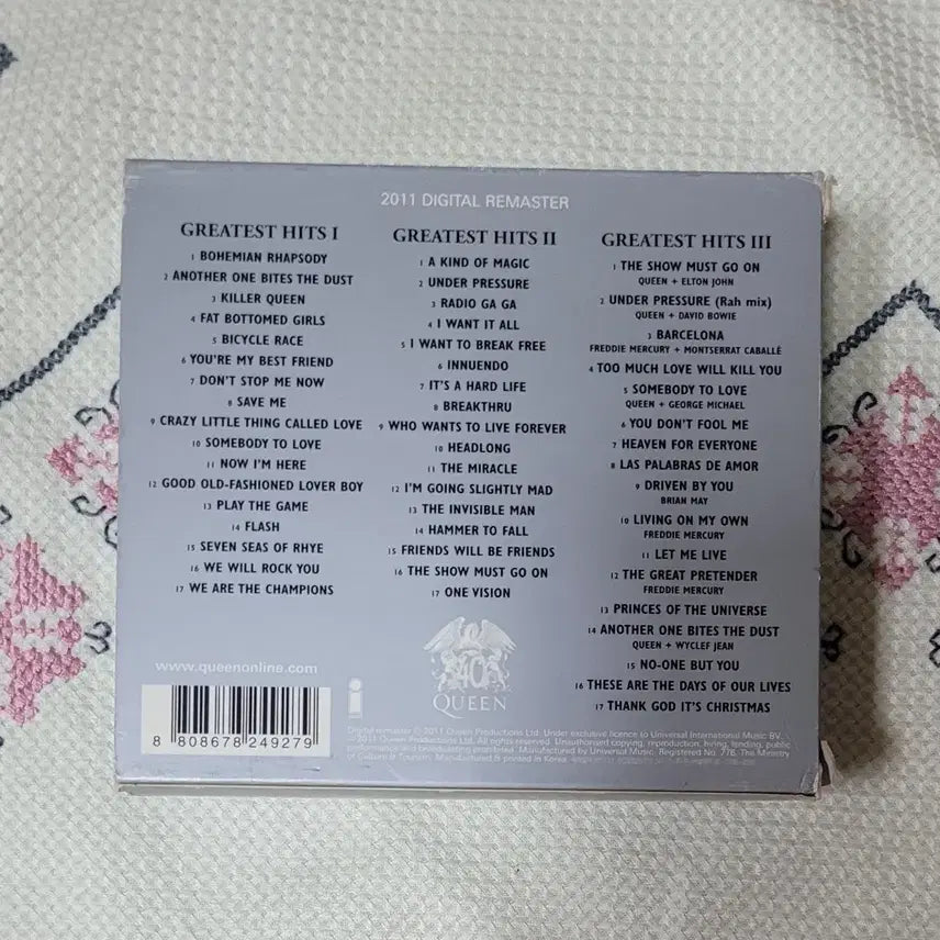 [BUNJANG] Queen Greatest Hits 3 CD Set / 퀸(QUEEN) 히트 3시디 세트