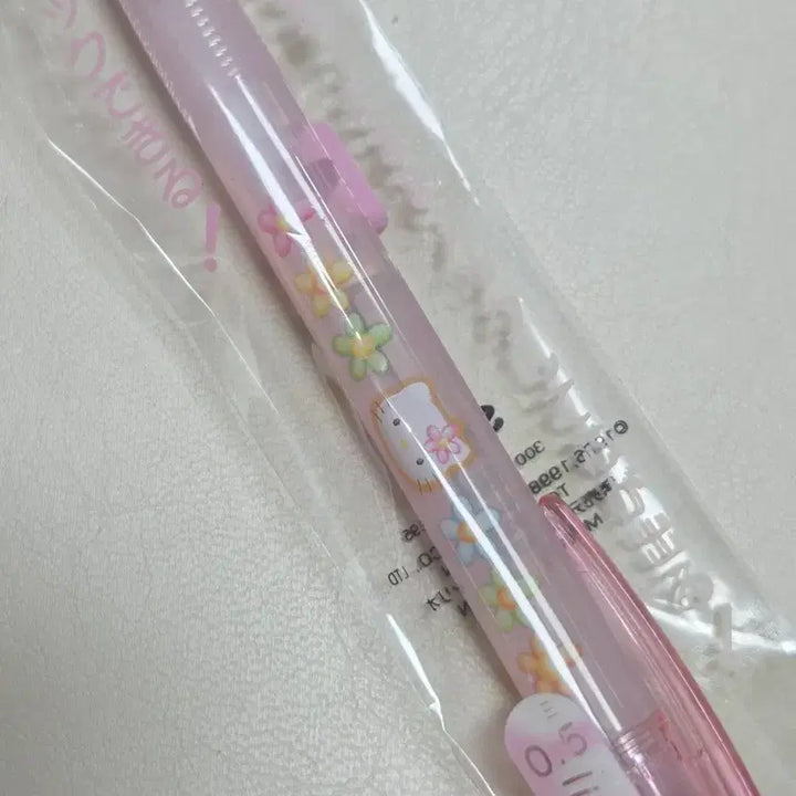 [BUNJANG] Classic Kitty Flower Kitty Knock-Type Mechanical Pencil / 고전키티 꽃키티 노크식 샤프 펜