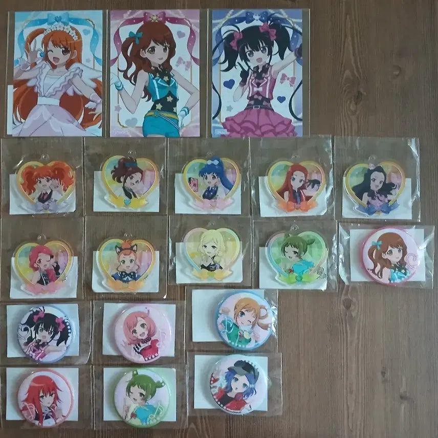[BUNJANG] Prize Stone Marukuji Bromide, Acrylic Keyring, and Can Badge Set / 프리즘스톤 마루쿠지 판매합니다!