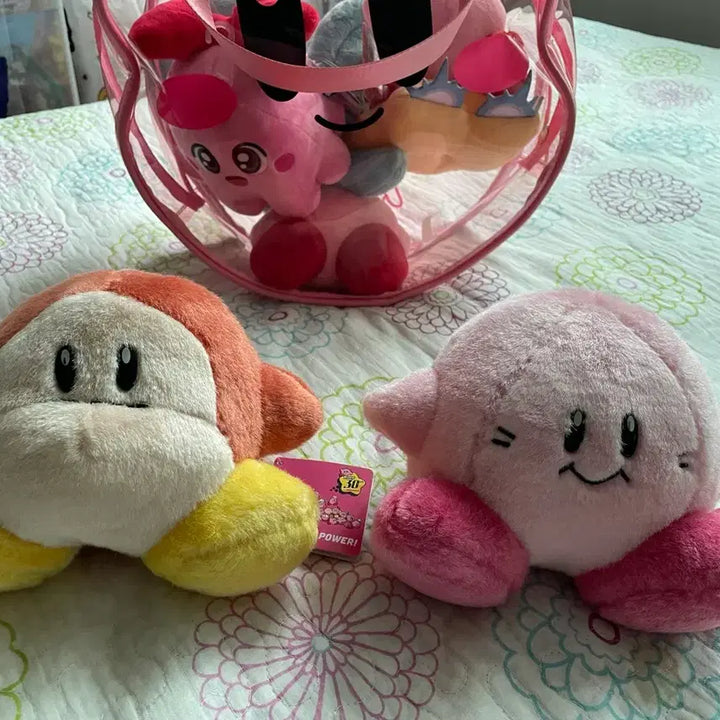 [BUNJANG] Kirby 30th Anniversary Classic Kirby &amp; Waddle Dee Plush Bundle Set / 별의커비 30주년 클래식커비 웨이들디 새상품 일괄