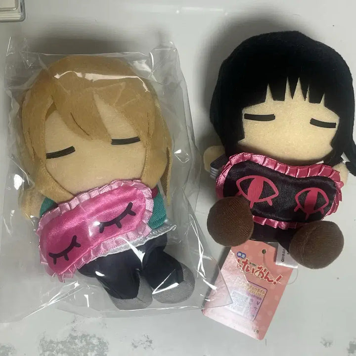 [BUNJANG] K-On! Mio &amp; Tsumugi "Sway Sway" Plush Doll Set / 케이온 미오, 츠무기 스야스야 누이 인형 (일괄)