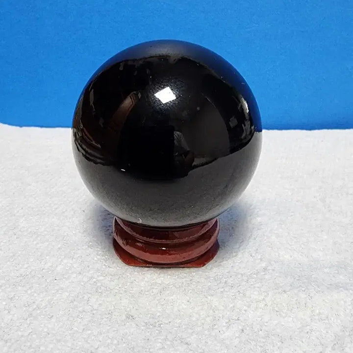 [BUNJANG] Obsidian Sphere and Obelisk Set with Stand / 혹요석 구체 +오벨리스크 세트 + 받침대