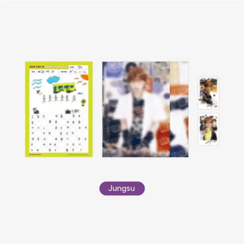 [BUNJANG] XDINARY HEROES XH Summer Camp MD Diary Jeongsu / 엑스디너리히어로즈 엑디즈 썸머캠프 엠디 다이어리 일기 정수