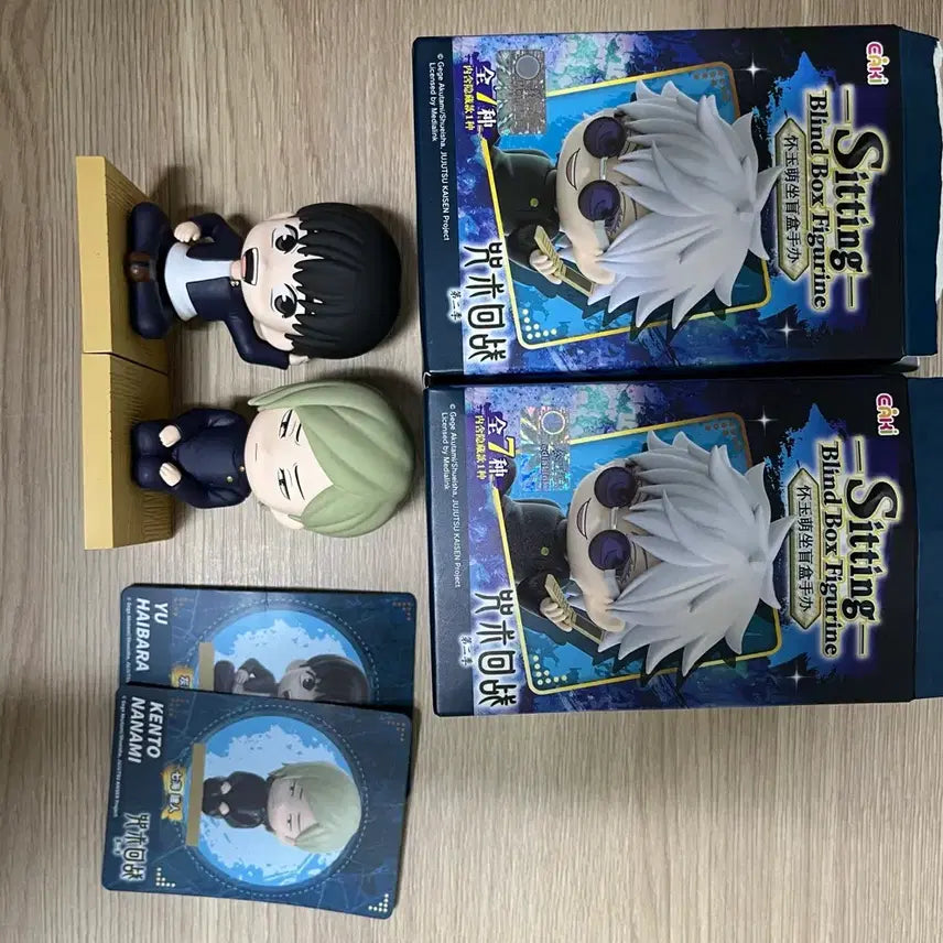 [BUNJANG] Jujutsu Kaisen Seating Figures Nanami, Haibara Bundle Set / 일괄 주술회전 시팅 피규어 나나미,하이바라