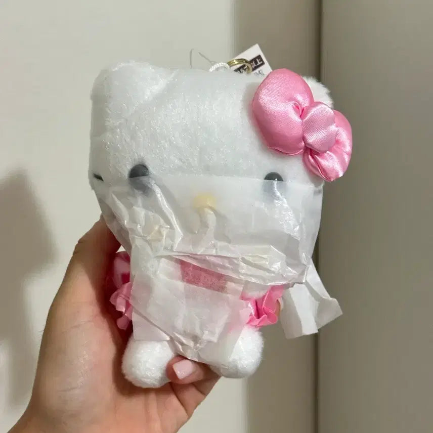 [BUNJANG] Sanrio Kitty Heart Wand Charm Mascot / 산리오 하트 백참 요술봉 키티 마스코트 새상품