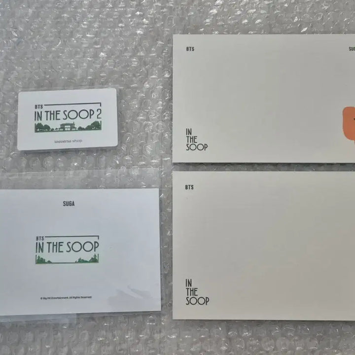 [BUNJANG] BTS In The Soop 2 Suga Bundle Set Photocard &amp; Postcard / bts 인더숲2 슈가 포토카드&amp;엽서 (일괄)