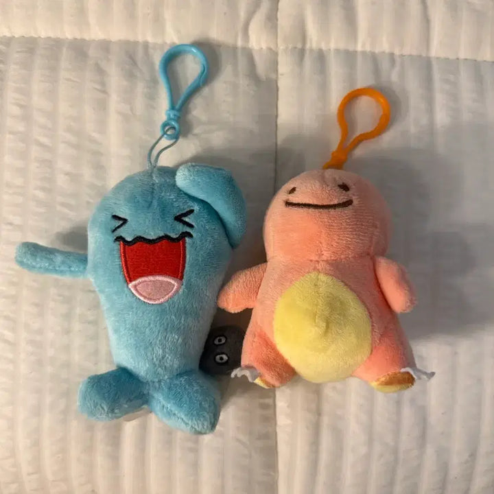 [BUNJANG] Pokemon Charmander, Ditto, Aipom Plush Keychain Bundle / 포켓몬 메타몽 파이리 마자용 인형 키링 일괄