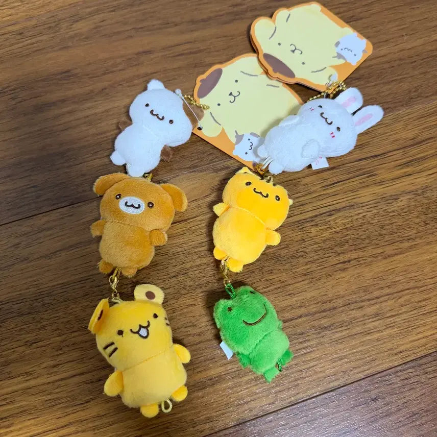 [BUNJANG] Pompompurin Friends Team Puding Plush / 폼폼푸린 프렌즈 팀푸딩 줄줄이