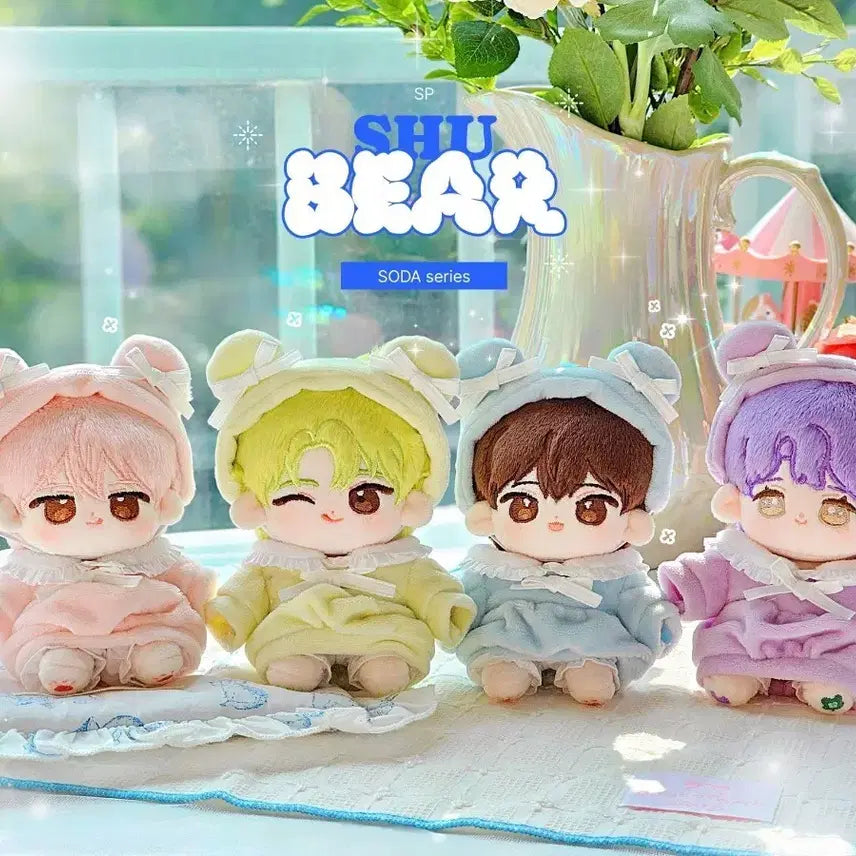 [BUNJANG] 10cm Plushie "Schuber SP Cream Soda" (Sky Blue) / 10cm 슈베어sp 크림소다 (하늘색)