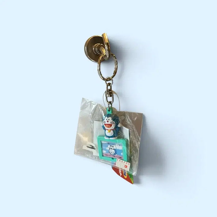 [BUNJANG] Retro Doraemon Mini Frame Keychain / 레트로 도라에몽 미니 액자 키홀더