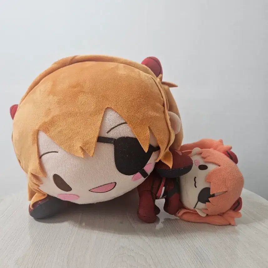 [BUNJANG] Evangelion Asuka Plugsuit Nesoberi Plush Doll / 에반게리온 아스카 플러그슈트 인형 네소베리 누이구루미