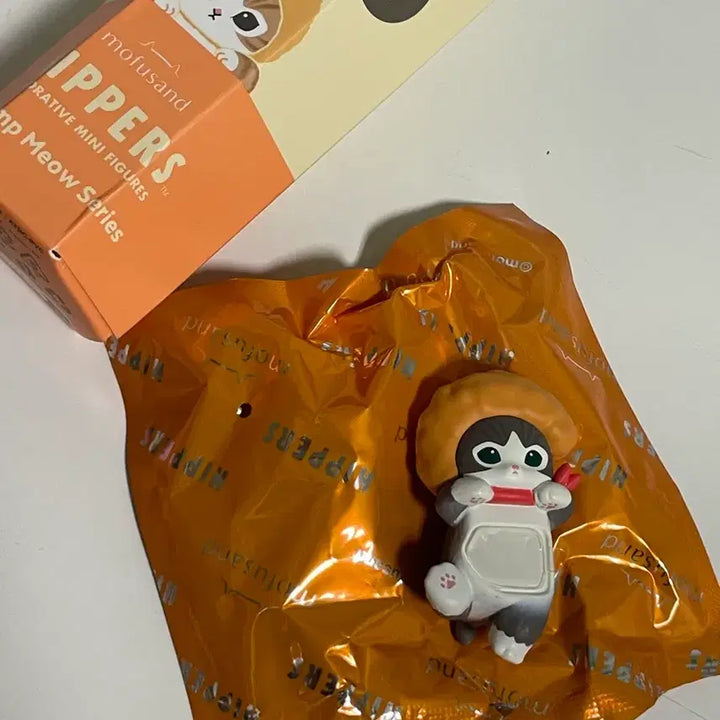 [BUNJANG] Sonny Angel Morf Sand Hyper Shrimp Popcorn Cat Figure / 소니엔젤 모프샌드 히퍼 쉬림프 팝콘 새우냥