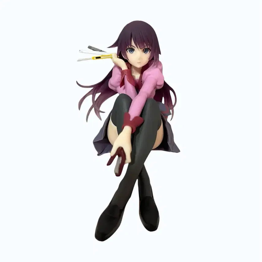 [BUNJANG] Monogatari Series Hitagi Senjougahara Desktop Figure Cute / 모노가타리 시리즈 센조가하라 히타기 피규어 데스크탑 큐트
