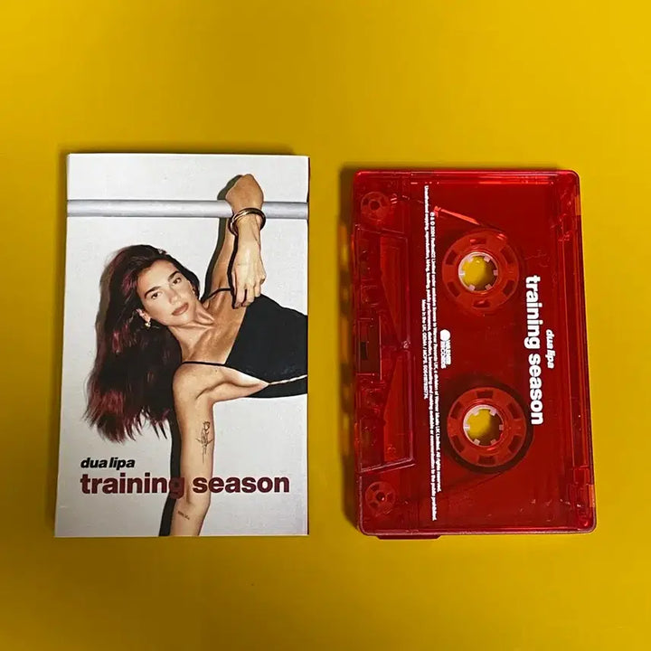 [BUNJANG] Dua Lipa Training Season Single Red Cassette / 두아 리파 Training Season 싱글 레드 카세트
