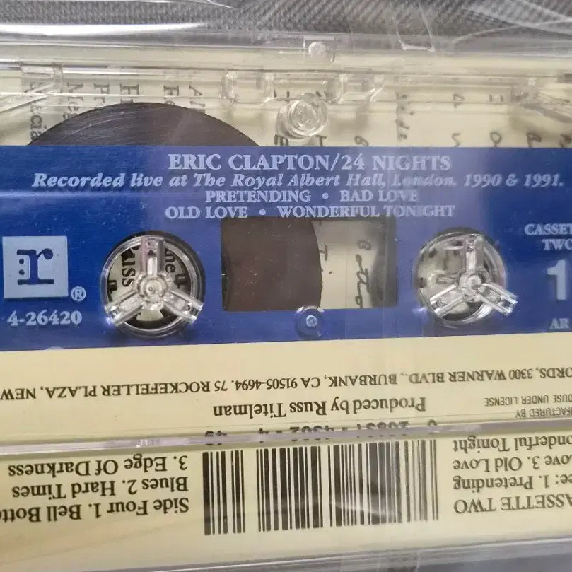 [BUNJANG] Eric Clapton 24 Nights Cassette Tape / 에릭 클랩튼 24 Nights 카세트