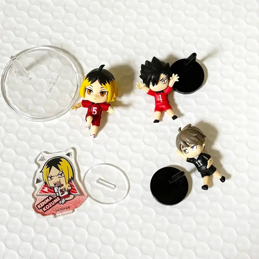 [BUNJANG] Haikyuu!! Bundle Set (Kuroo, Kenma, Samu) / 일괄 하이큐 가챠 ( 쿠로오 켄마 오사무 )