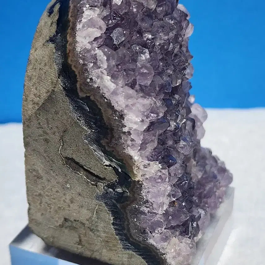 [BUNJANG] Amethyst Cluster Raw Stone with Stand / 자수정  클러스터 원석 + 받침대