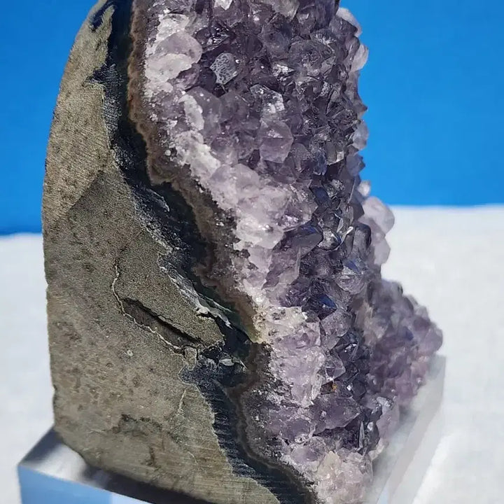 [BUNJANG] Amethyst Cluster Raw Stone with Stand / 자수정  클러스터 원석 + 받침대
