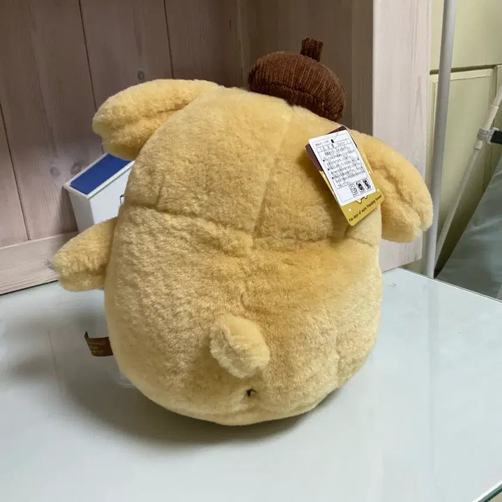 [BUNJANG] Sanrio Pompompurin Retro Pose Plush Doll (Medium) / 나카지마 폼폼푸린 레트로 포즈 봉제인형 중형 부클 누이