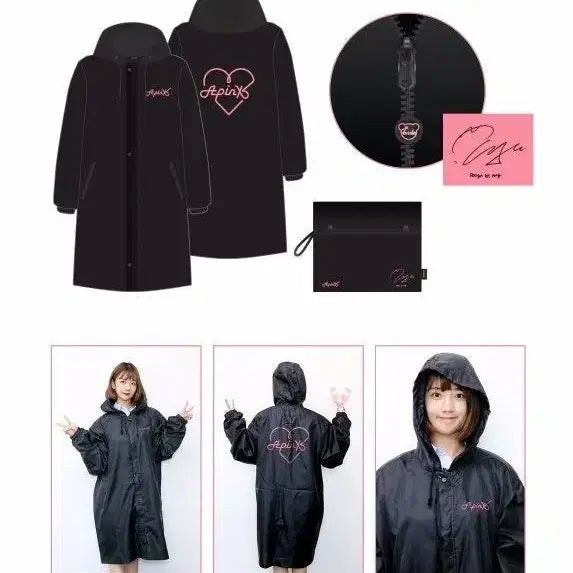 [BUNJANG] Apink Official Goods Rain Jacket Windbreaker Sealed Size 90 / 에이핑크 공식 굿즈 우비 바람막이 미개봉 90 사이즈