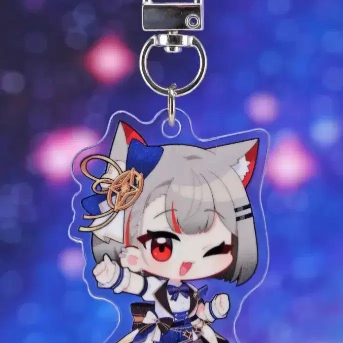 [BUNJANG] StellaLive Shiro Speca Acrylic Keyring / 스텔라이브 스페카 아크릴 키링 시로