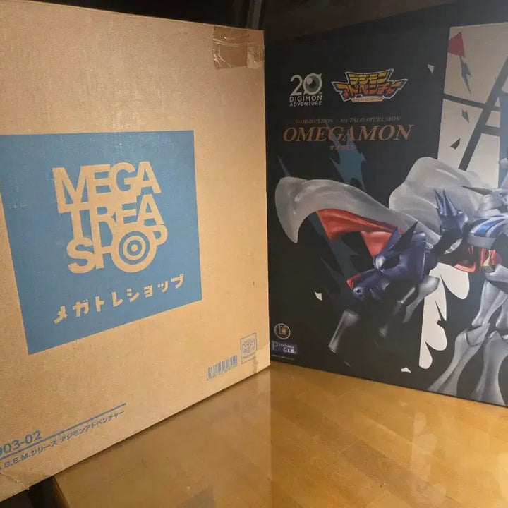 [BUNJANG] Omegamon GEM Display Item / 디지몬 오메가몬 GEM 메가하우스 피규어