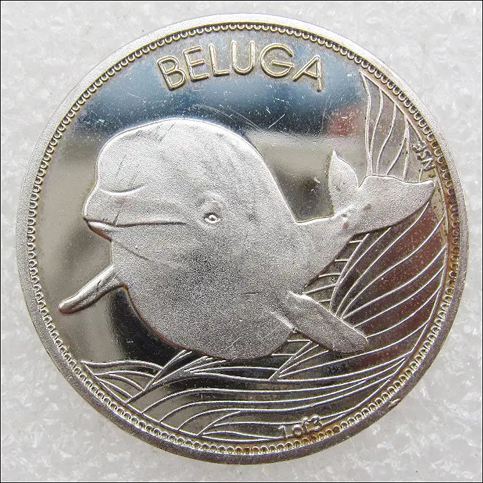 [BUNJANG] Lotte World Aquarium Beluga Coin / 롯데월드 아쿠아리움 벨루가 코인 (T254)