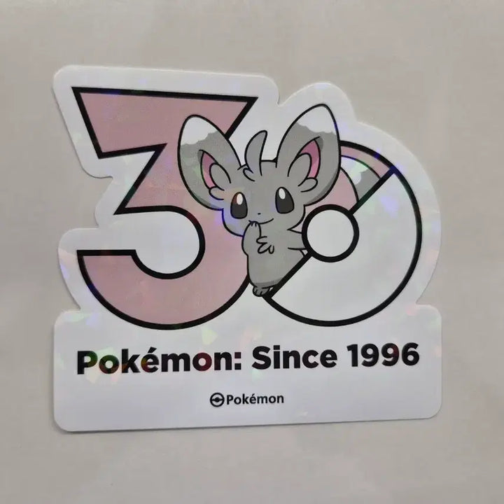 [BUNJANG] Pokemon 30th Anniversary Logo Sticker Chirami / 포켓몬 30주년 로고 스티커 치라미