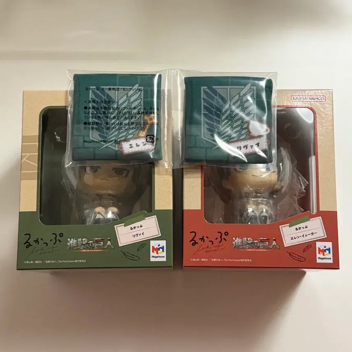 [BUNJANG] Attack on Titan Eren Levi Lookup Bundle Set (POB Included) / 진격의 거인 에렌 리바이 룩업 일괄 (특전 O)