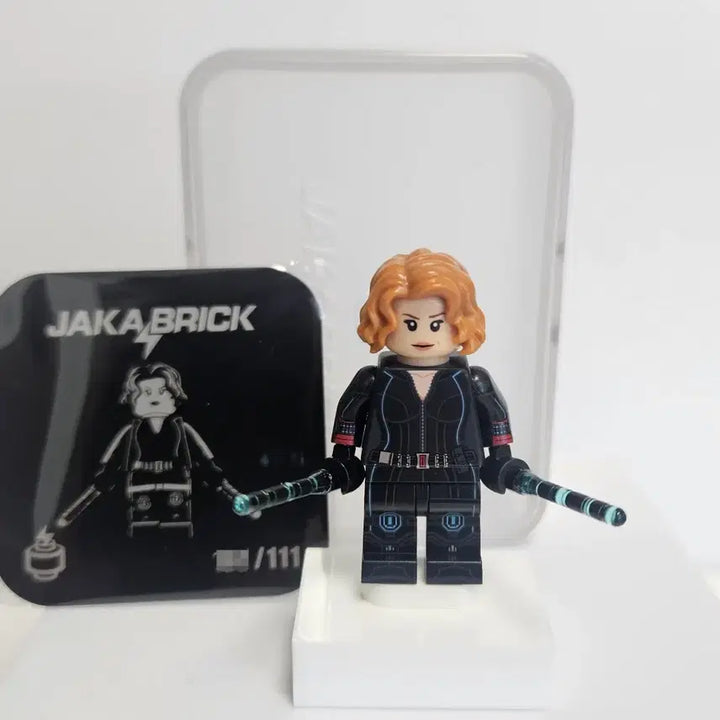 [BUNJANG] Jaka Brick Black Widow Custom Minifigure (Avengers 2 Version) / 레고 커스텀 자카브릭 블랙위도우 (어벤져스2)