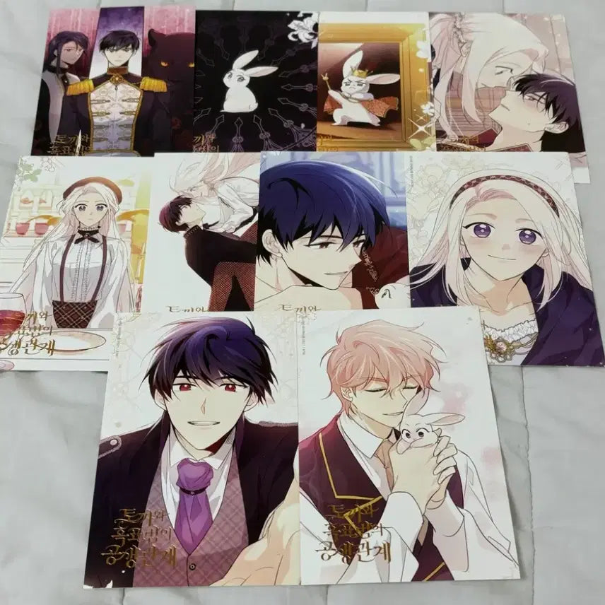[BUNJANG] The Symbiotic Relationship Between a Rabbit and a Black Panther Official Goods Postcard / 토끼와 흑표범의 공생관계 공식 굿즈 엽서
