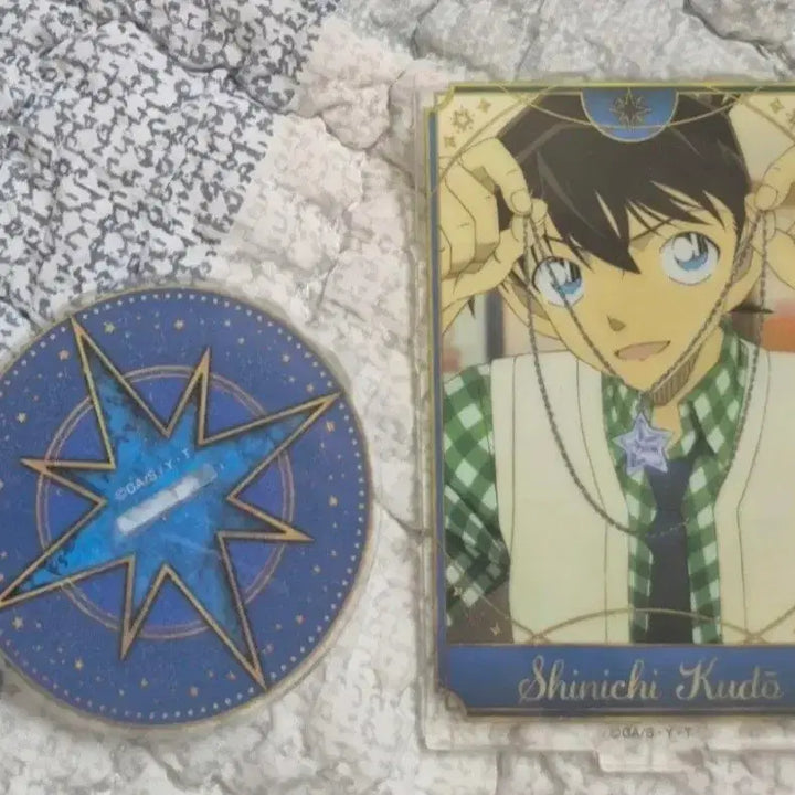 [BUNJANG] Detective Conan Kid the Phantom Thief Mood Lamp, Shinichi Kudo Acrylic, Matsuda Jinpei Police Notebook Bundle / 명탐정 코난 괴도키드 무드등 도일 아크릴 팬베이스 마츠다 경찰수첩 일괄
