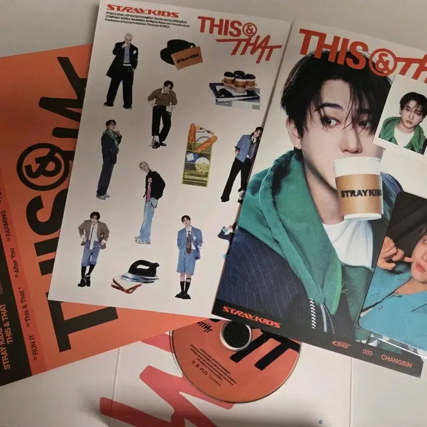 [BUNJANG] Stray Kids Changbin &amp; Version Album Photocard / this&amp;that &amp;버전 창빈 앨범