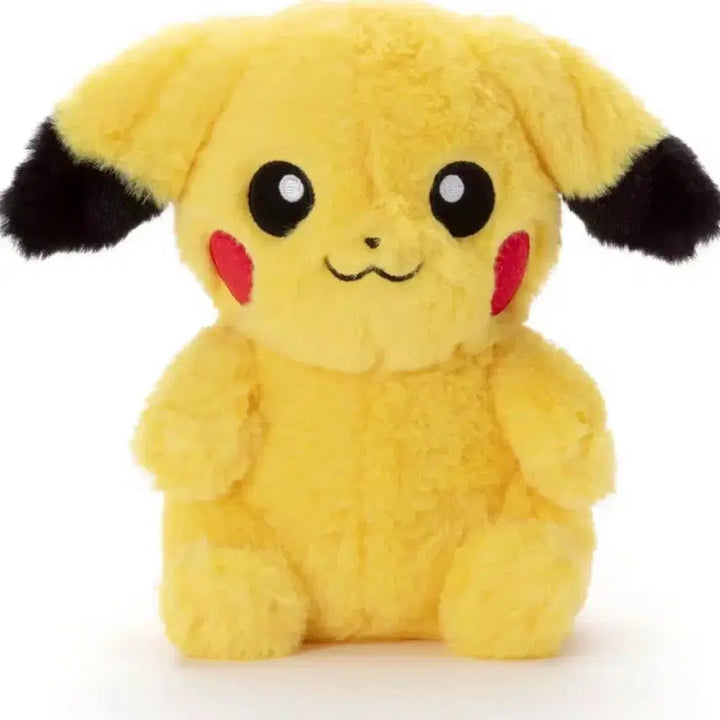[BUNJANG] Pokemon Picollin Pikachu Ear-Wiggling Plush Doll / 포켓몬스터 피코린 피카츄 귀가 움직이는 귀쫑긋 인형 누이