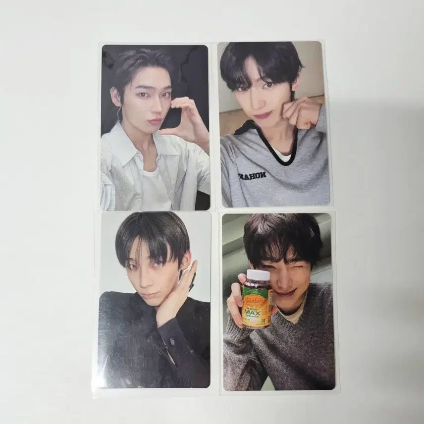 [BUNJANG] ENHYPEN SUNWOO Weverse Lucky Draw Photocard Bundle Set / 엔하이픈 더신 엔진반 선우 위버스 특전 포카 4장 일괄