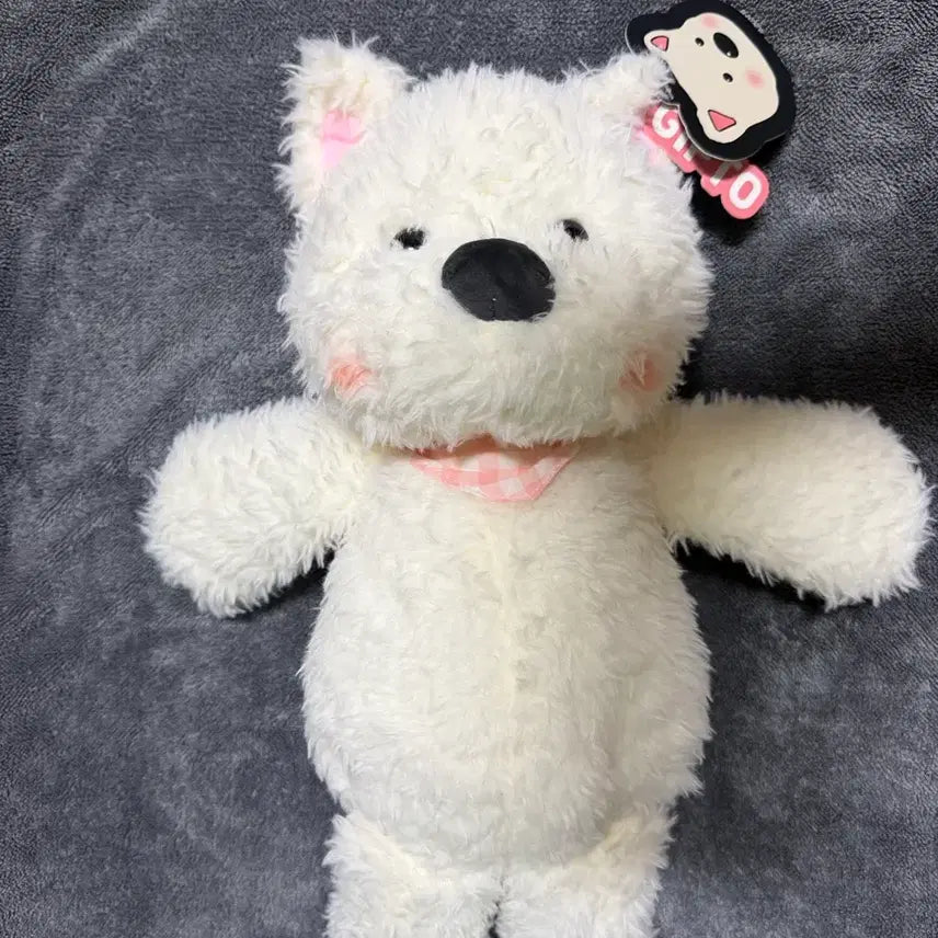[BUNJANG] Shu Mong Cute Puppy Doll (35cm) / 귀여운 슈몽 강아지 인형 새상품
