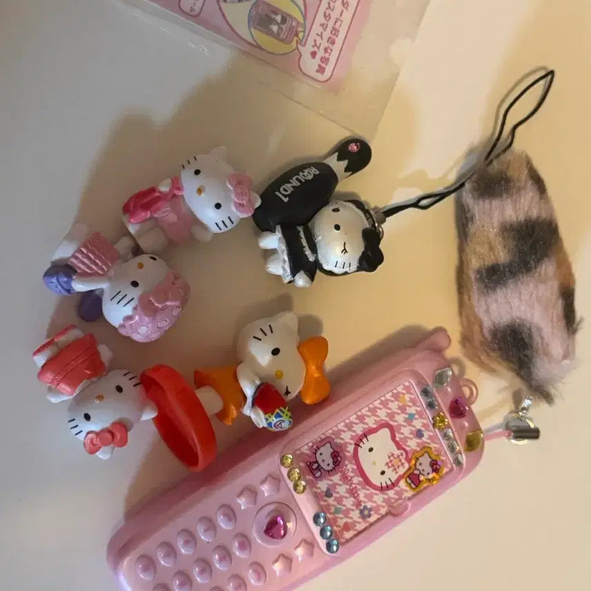 [BUNJANG] Sanrio Gyaru Feature Phone Kitty Unsealed / 산리오 코갸루 피쳐폰 키티 개봉 (+덤