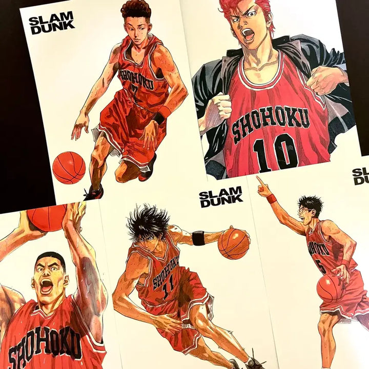 [BUNJANG] Slam Dunk Daewon Premium Edition Illustration Postcard Set - BokSan, SanWang, Baekho, Woosung, Myungheon, Taesub, Taewoong, Daman / 슬램덩크 슬덩 대원 프리미엄판 특전 일러스트엽서 북산 산왕 백호 우성 명헌 태섭 태웅 대만 굿즈