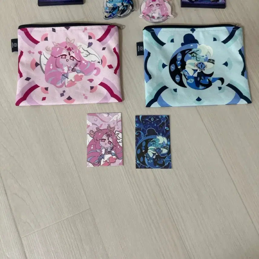 [BUNJANG] Cookierun Kingdom Shadow Milk Eternal Sugar Set Pouch / 쿠키런 킹덤 쉐도우 밀크 이터널 슈가 세트