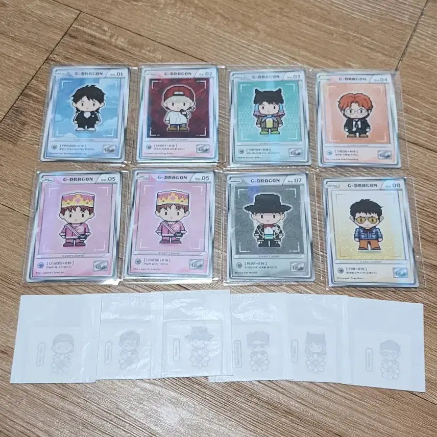 [BUNJANG] BIGBANG G-Dragon Pop-up Photocard Bundle Set / 빅뱅 BIGBANG 포카 포토카드 지디 지드래곤 팝업 8장 띠뿌실 6장 일괄