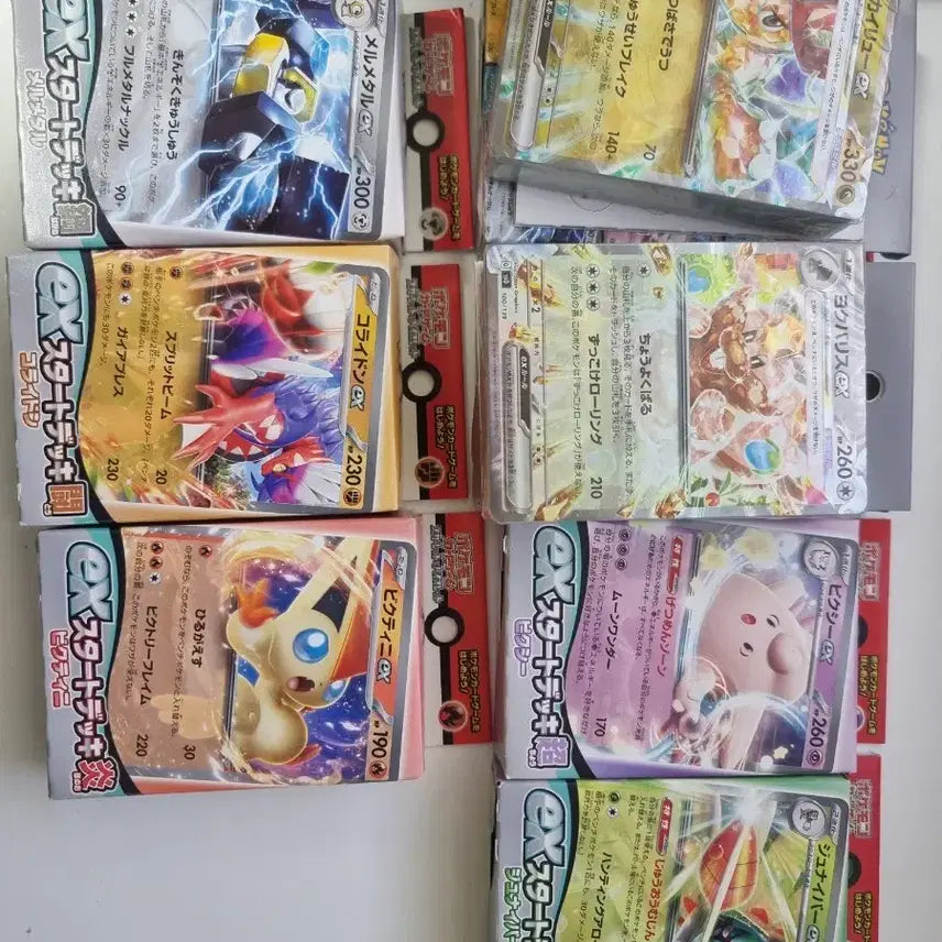 [BUNJANG] Pokemon TCG Japanese Starter Deck Bundle Set / 일본에서 사온 포켓몬카드 일판 스타터덱 일괄 판매합니다.