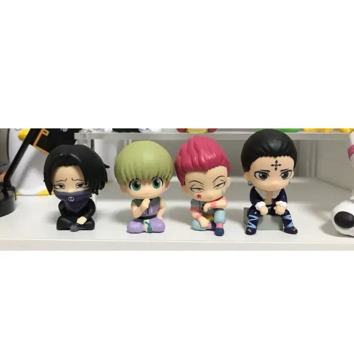 [BUNJANG] Hunter x Hunter Phantom Troupe Swarasetai Gacha Set / 4종 세트) 헌터헌터 환영여단 스와라세타이 앉은 가챠 판매