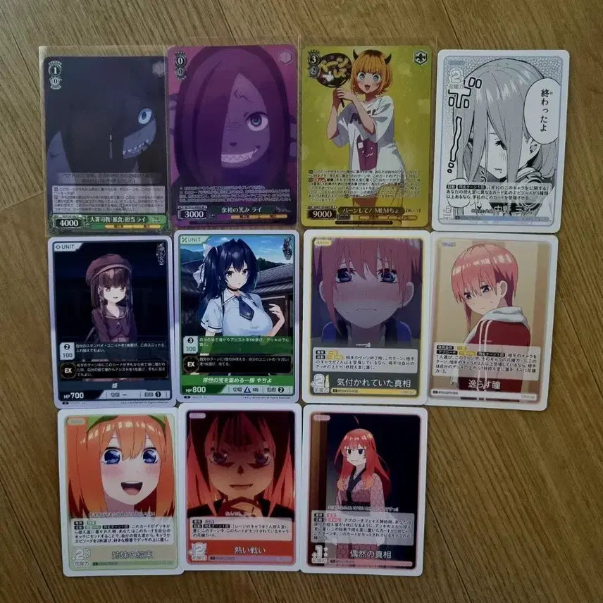 [BUNJANG] The Quintessential Quintuplets Weiss Schwarz Divine Cross Bundle Set / 오등분의 신부,바이스 슈발츠,디바인 크로스 일괄 판매합니다