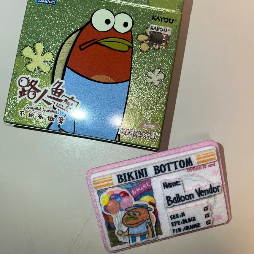 [BUNJANG] SpongeBob Random Resident Citizen Card Bikini Bottom / 스폰지밥 랜덤 주민 시민 카드 비키니시티