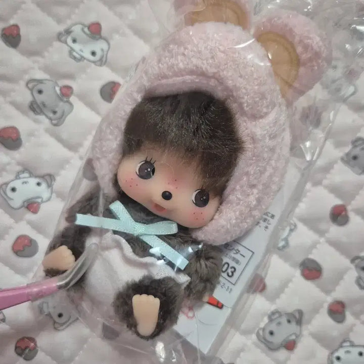[BUNJANG] Monchhichi Babychichi Animal Series Rabbit / 몬치치 베비치치 애니멀시리즈 토끼 (새상품)