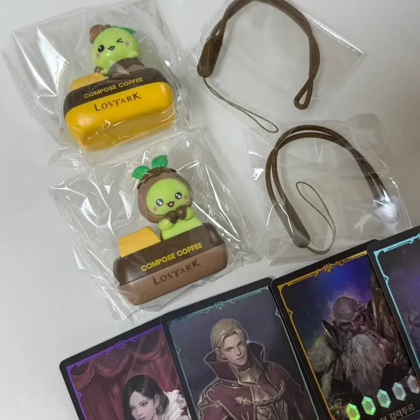 [BUNJANG] Lost Ark Mococo Collaboration Keycap Keychain and Card Bundle Set / 일괄) 컴포즈 로스트아크 모코코 콜라보 키캡 키링 로스트아크 카드